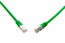 10G patch kabel CAT6A SFTP LSOH 2m zelený non-snag-proof C6A-315GR-2MB - Solarix - Patch kabely