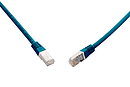 10G patch kabel CAT6A SFTP LSOH 10m modrý non-snag-proof C6A-315BU-10MB - Solarix - Patch kabely