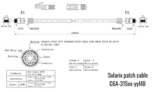 Produkt 10G patch kabel CAT6A SFTP LSOH 20m červený non-snag-proof C6A-315RD-20MB - Solarix - Patch kabely