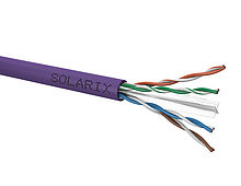 Instalační kabel Solarix CAT6 UTP LSOH D<sub>ca</sub>-s2,d2,a1 450 MHz 500m/cívka SXKD-6-UTP-LSOH - Solarix - Kabely drát